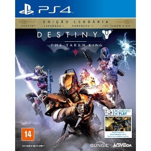 Game Destiny - The Taken King - Edição Lendária: Destiny, Espansão I, Espansão II, The Taken King - PS4