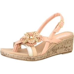 Sandália Anabela Piccadilly Flor