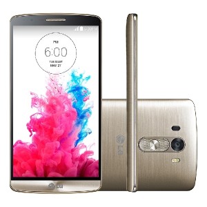 Smartphone LG G3 Desbloqueado Android 4.4 Kit Kat Tela 5.5" 16GB 4G Wi-Fi Câmera 13MP - Dourado