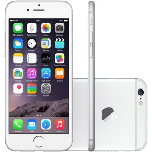 iPhone 6 64GB Prata iOS 8 4G Wi-Fi Câmera 8MP - Apple