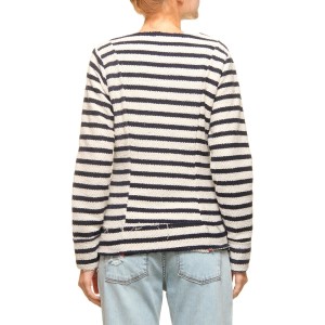 Casaco Sacada Malha Perfecto Listra - Azul